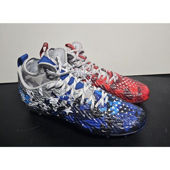 New Under Armour UA Spotlight Clone MC LE USA Football Cleats Men's Size 11 - Picture 8 of 9